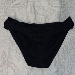 Target black bikini bottoms, full coverage